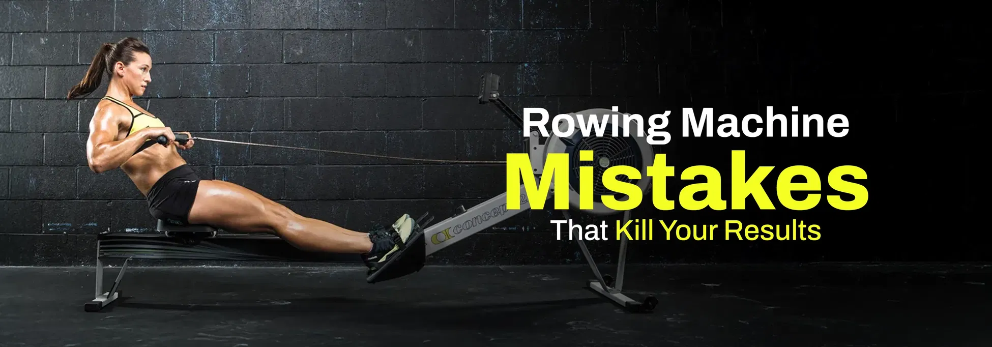 Rowing Machine Mistakes That Kill Your Results