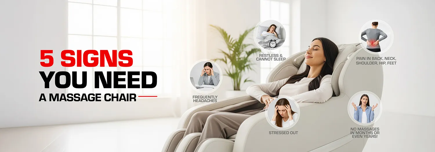 5 Signs You Need a Massage Chair