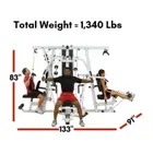 Body Solid EXM4000S Multi Stack Gym System