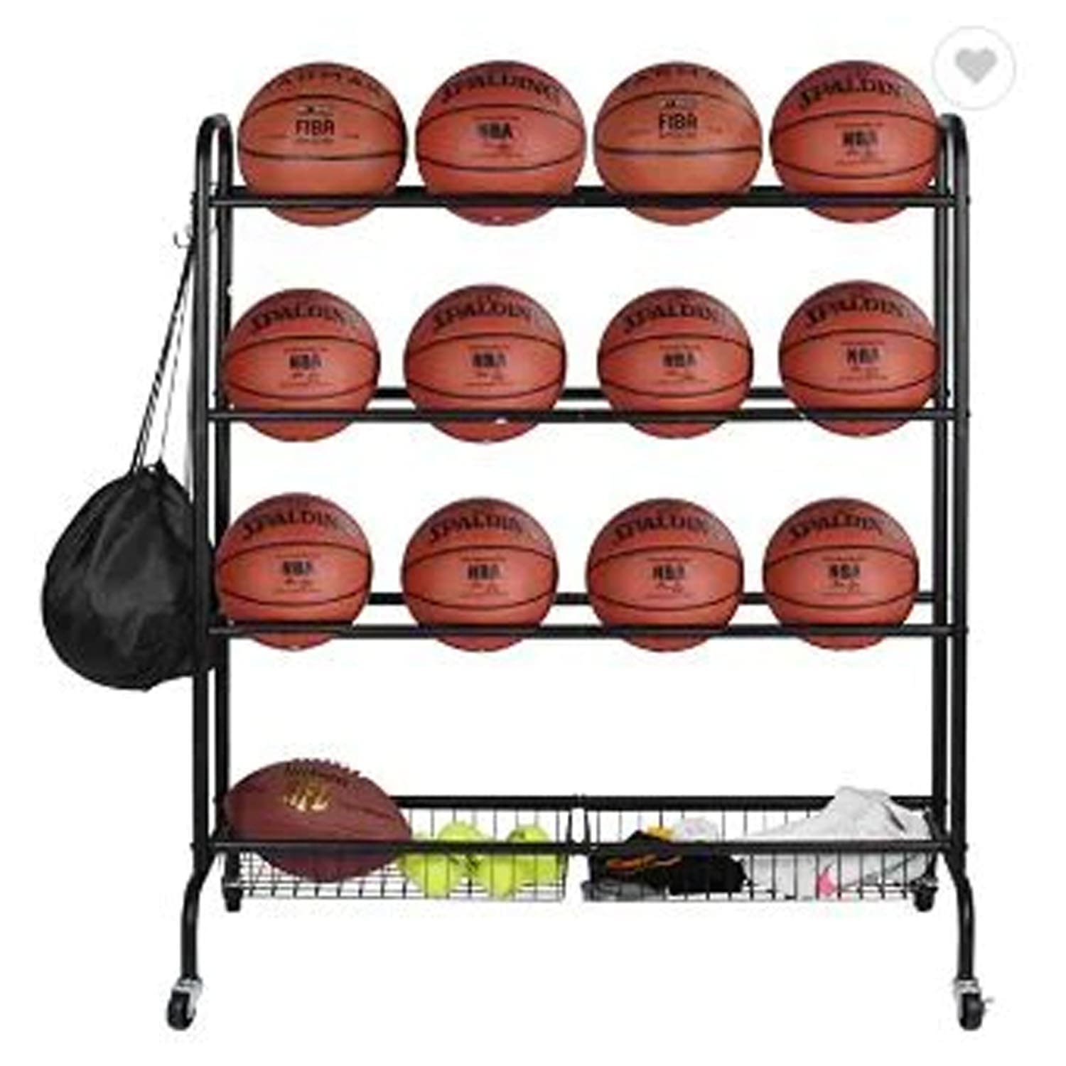 Dawson Sports DS Mobile Ball Rack/Cart