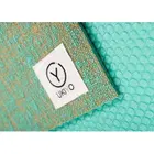 Ukiyo The 5mm Jute − Textured Yoga Mat - Turquoise