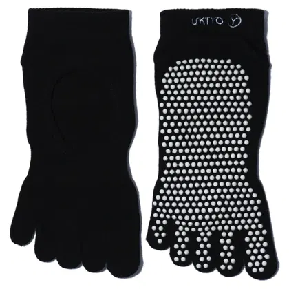 Ukiyo The Closed Toe Socks - Black