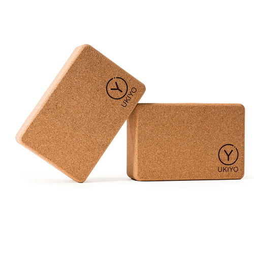 Ukiyo The Add−On − Cork Yoga Blocks & Wheel