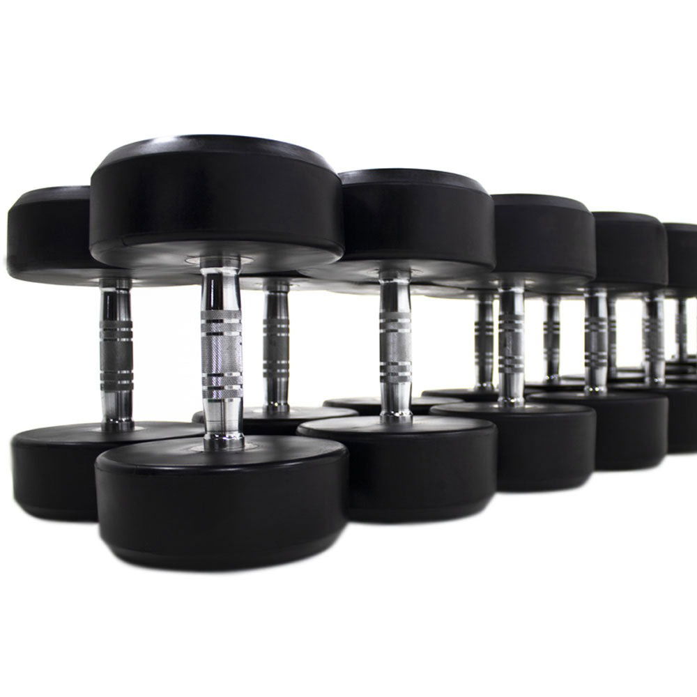 Powercore Powercore Rubber Dumbbells Set (27.5kg - 40kg)