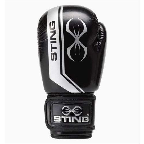 Sting Armalite Boxing Glove-Black / Silver-10Oz