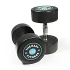 Therapy Fitness Cast Iron Round Dumbbells  - 17.5 Kg - Pair