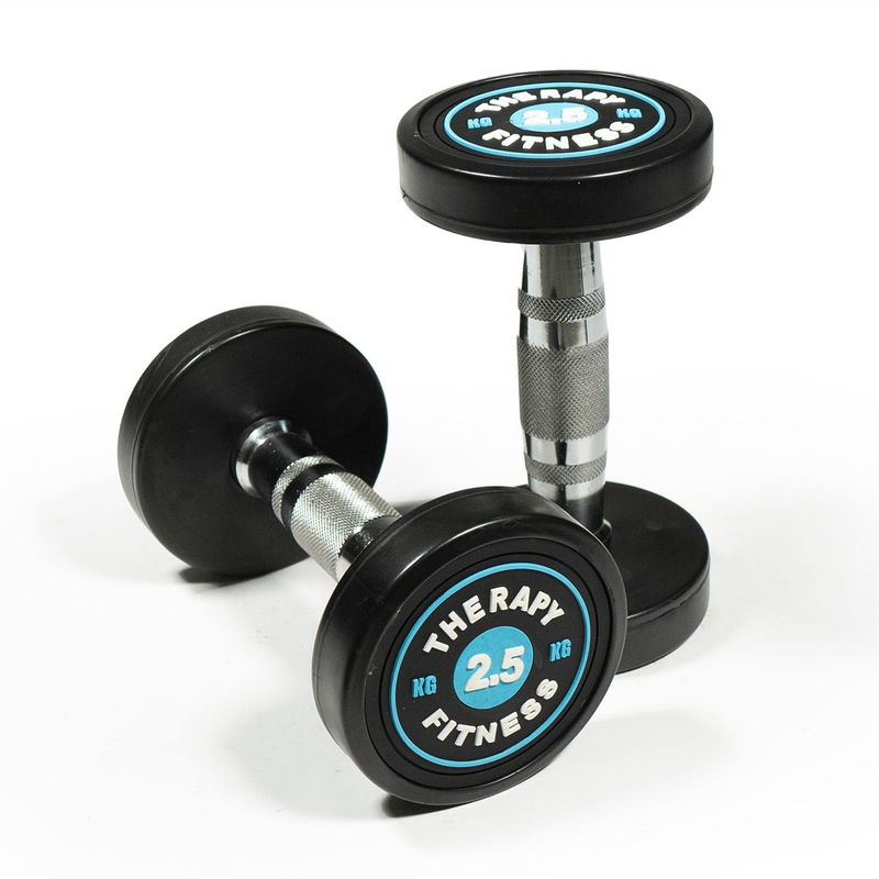 Therapy Fitness Cast Iron Round Dumbbells Kg Pair