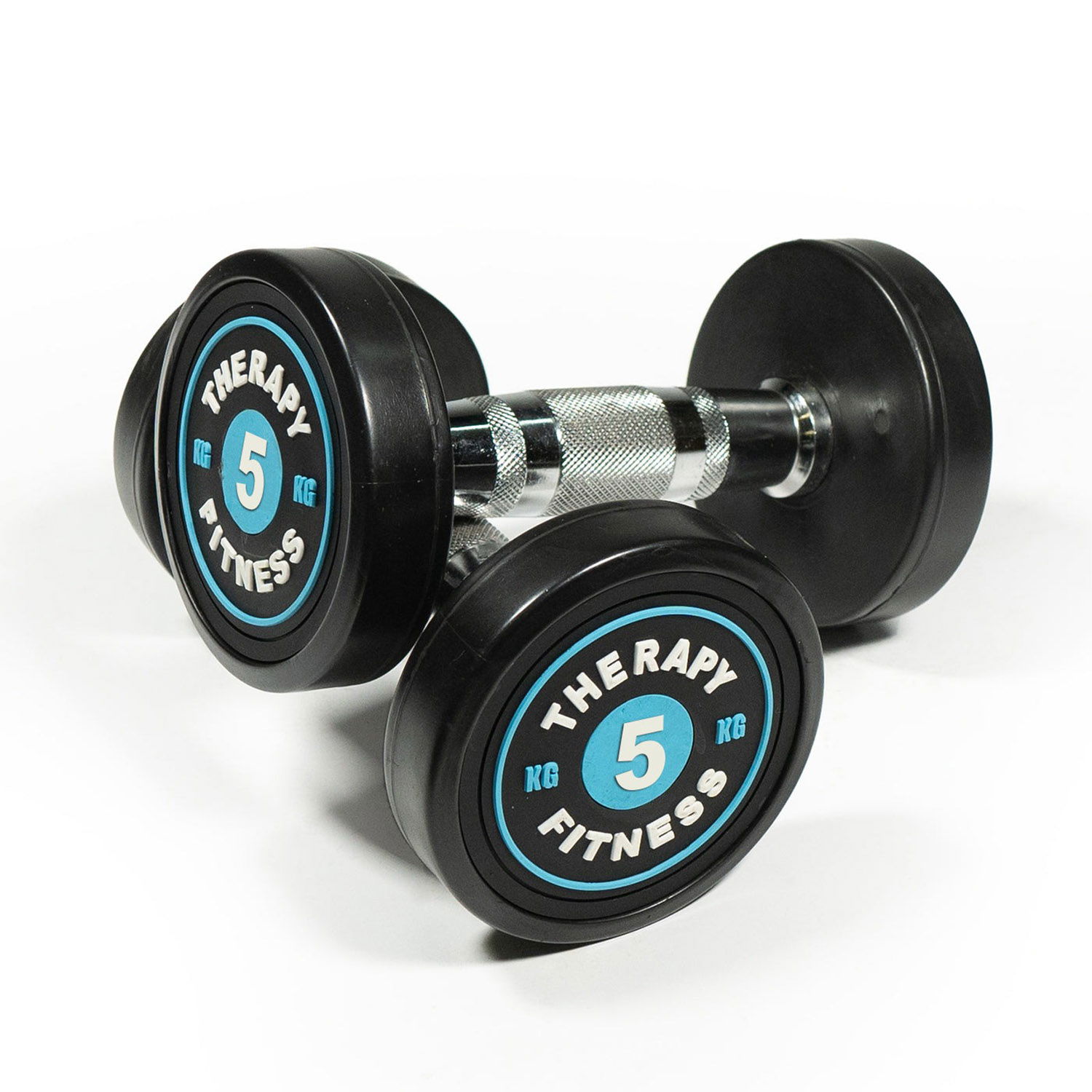 Therapy Fitness Cast Iron Round Dumbbells  - 5 Kg - Pair