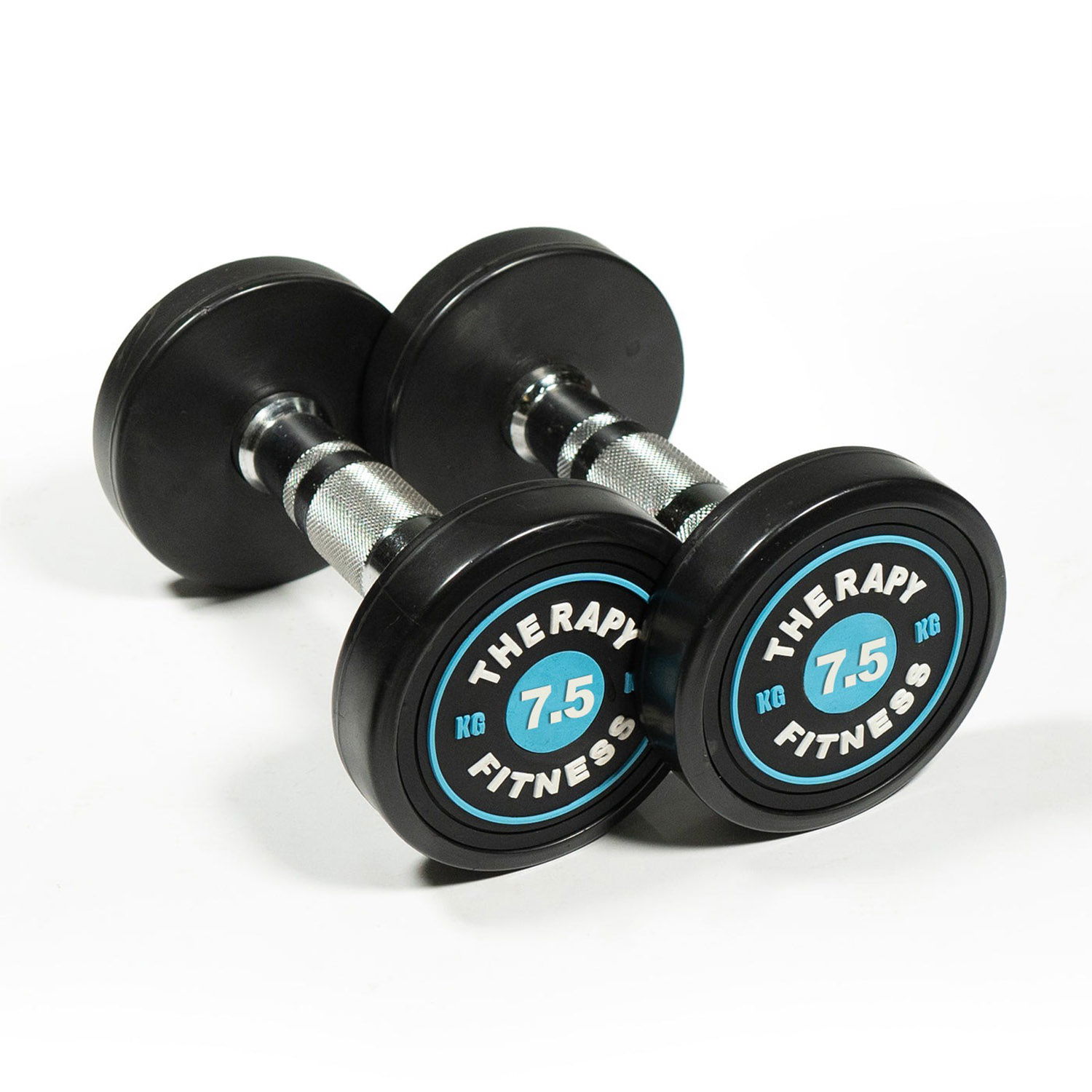 Therapy Fitness Cast Iron Round Dumbbells  - 7.5 Kg - Pair