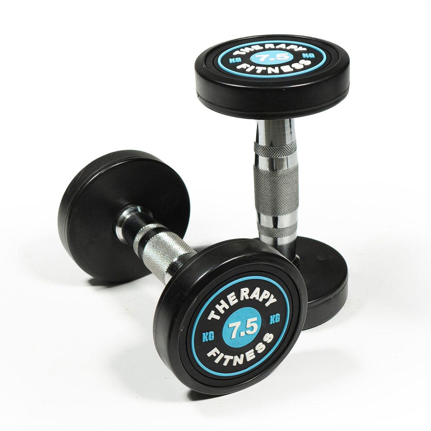 Therapy Fitness Cast Iron Round Dumbbells  - 7.5 Kg - Pair