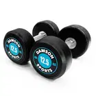 داوسون سبورتس دمبل مطاطي دائري باور 100 - 12.5 Kg - Pair