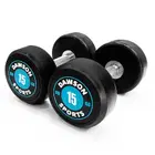 داوسون سبورتس دمبل مطاطي دائري باور 100 - 15 Kg - Pair