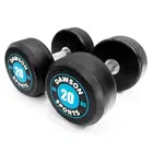 داوسون سبورتس دمبل مطاطي دائري باور 100 - 20 Kg - Pair