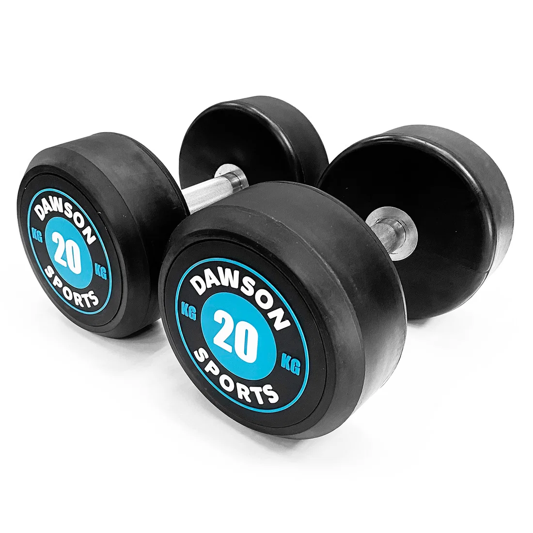 داوسون سبورتس دمبل مطاطي دائري باور 100 - 20 Kg - Pair