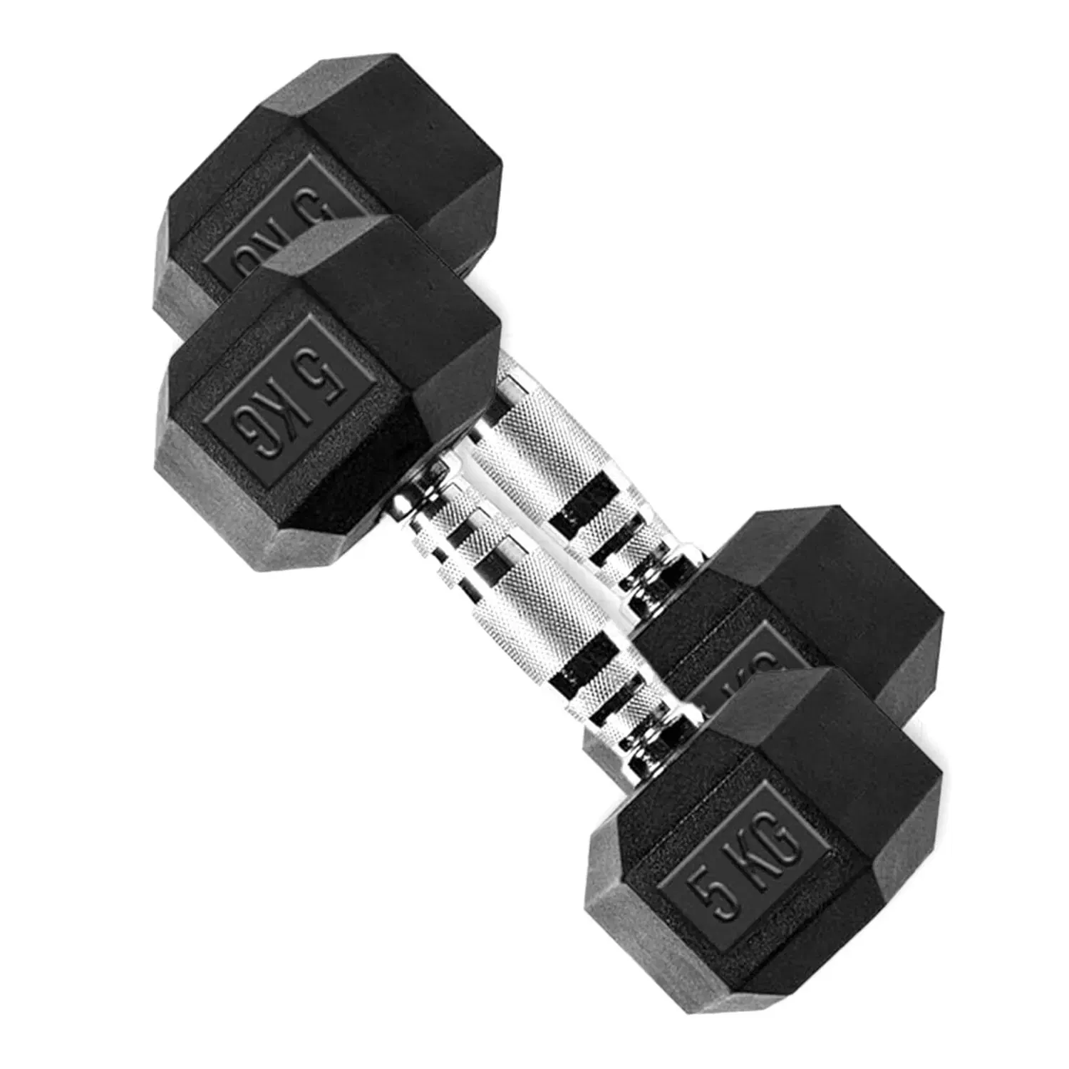 Therapy Fitness Hex Dumbbell - Cast Iron - 5 Kg