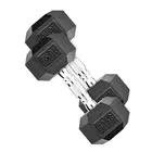 اللياقة العلاجية الدمبل المطاطي السداسي - 10 Kg