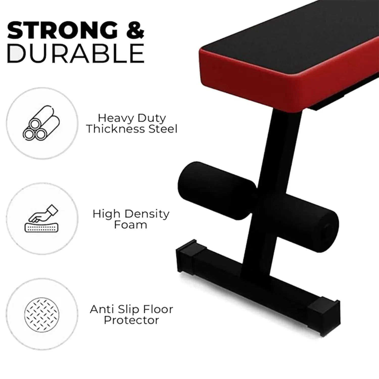 Therapy Fitness Flat Gym Bench