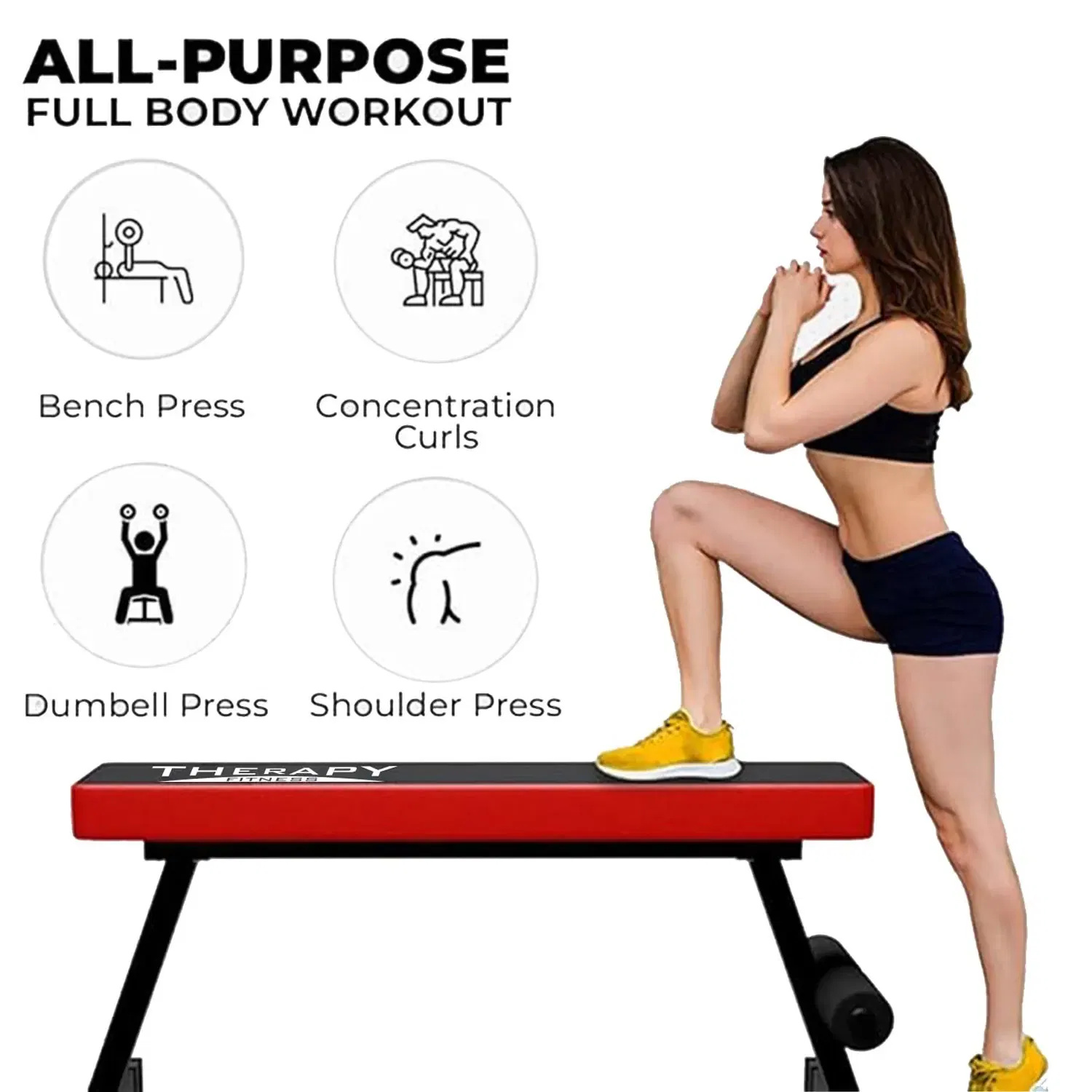 Therapy Fitness Flat Gym Bench