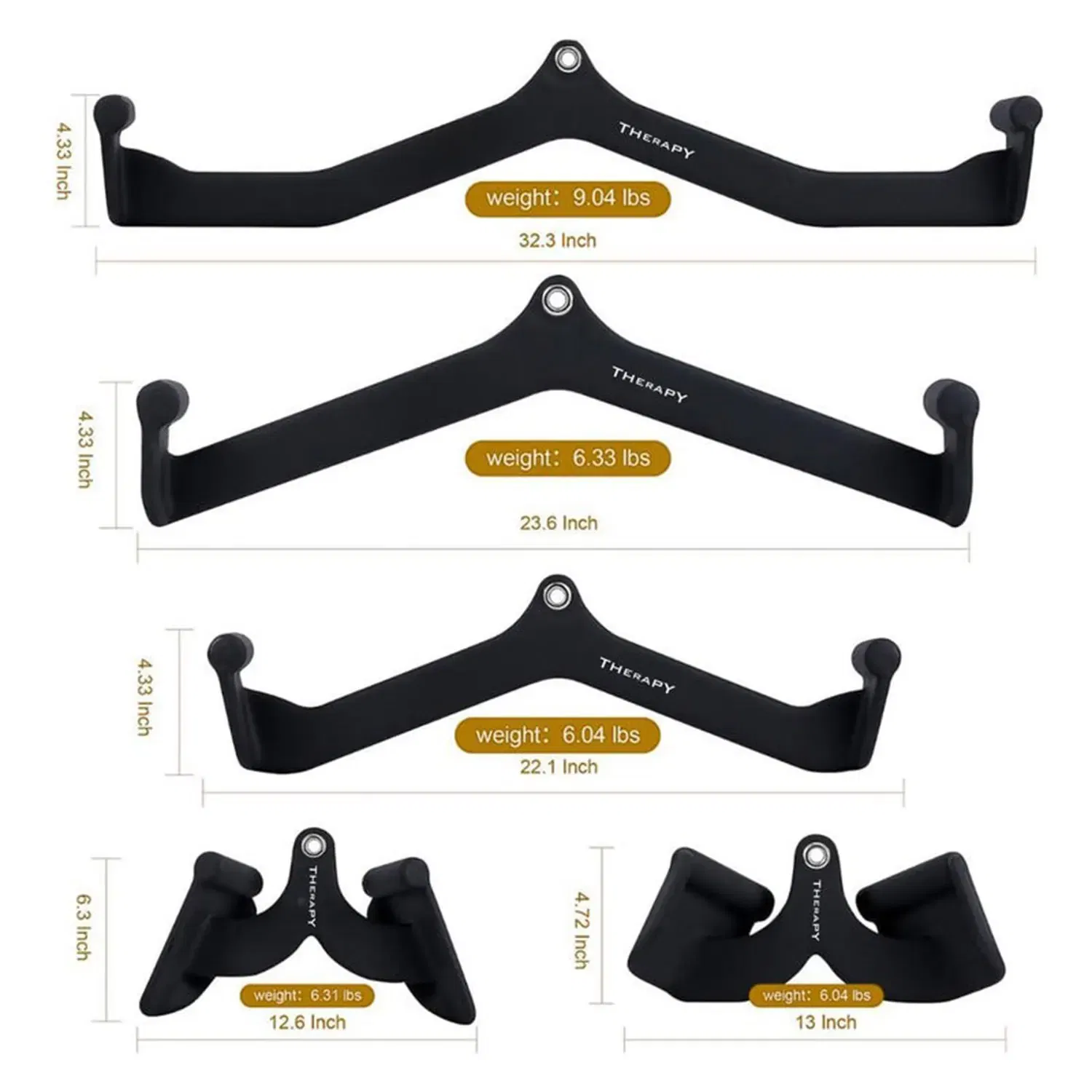 Therapy Fitness MAG GRIP SET (Set of 5)