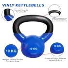 اللياقة العلاجية Vinyl Kettlebell - 10 Kg