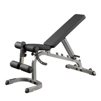 Body Sculpture BSB510 Abdominal Sit-Up Bench, Adjustable Incline, Foldable, Padded, Push Up Bars