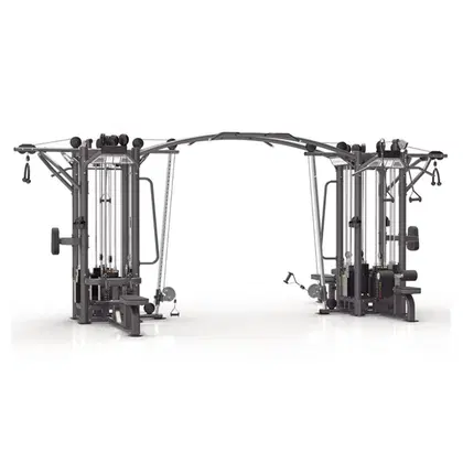 Impulse Fitness 8 Station Commercial Grade Multi Gym with 200Lbs( It9027Opt+ It9127 )IT9327
