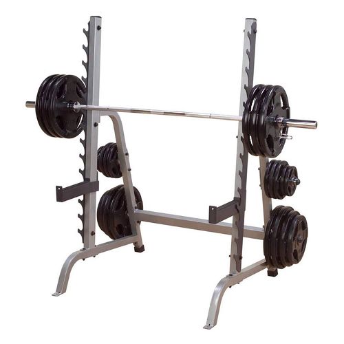 Body Solid Half Rack 500 with J-Cups and Safety Arm Set, PPR500
