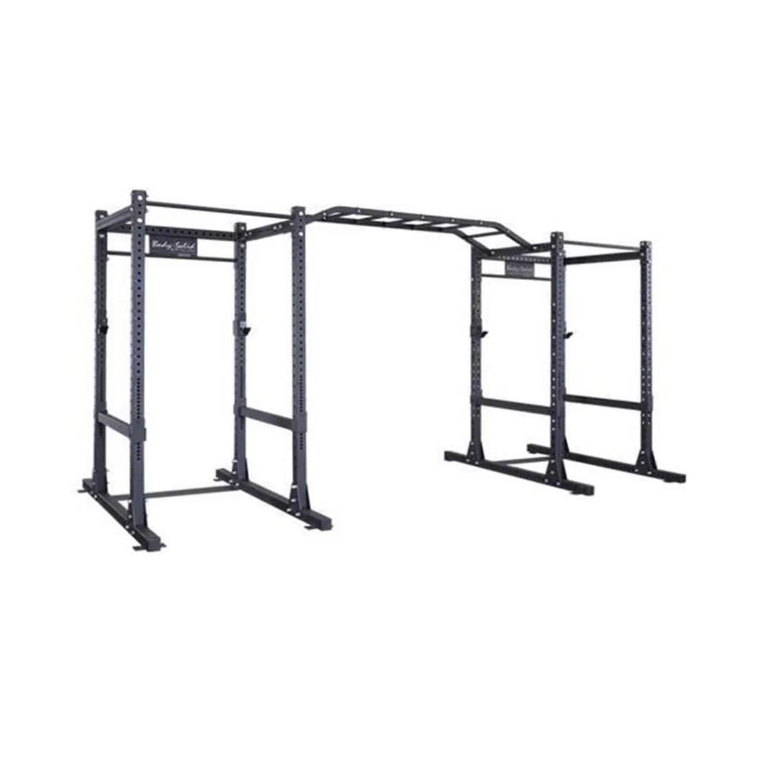 Body Solid Base Power Rack Cage Double Power Rack with Back SPR1000DBBACK