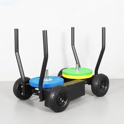 1441 Fitness Power Sled Push Tank - Adjustable Resistance