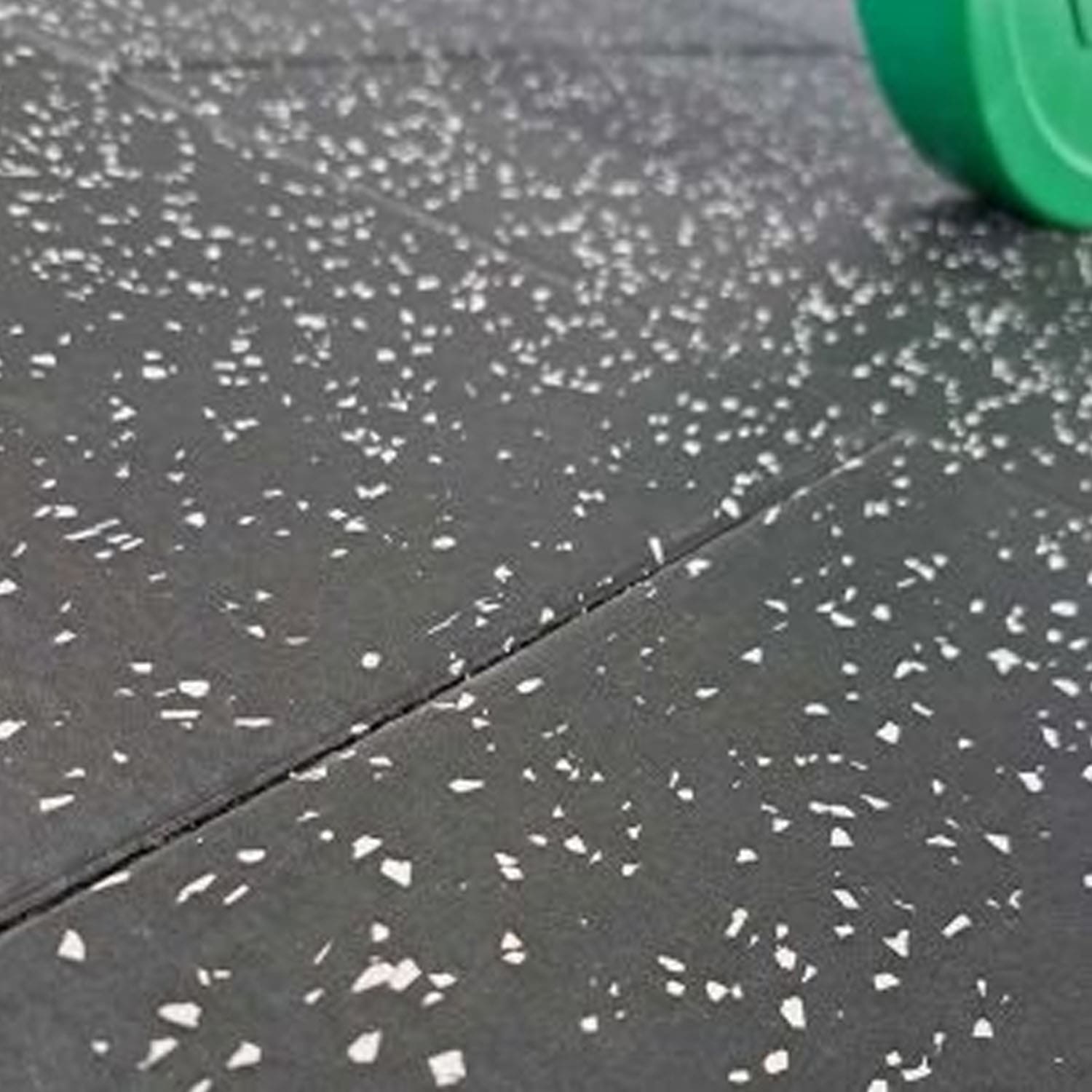 1441 Fitness Heavy Duty Gym Floor Mats 100 x 100 (cm) - 20 mm Speckled Grey