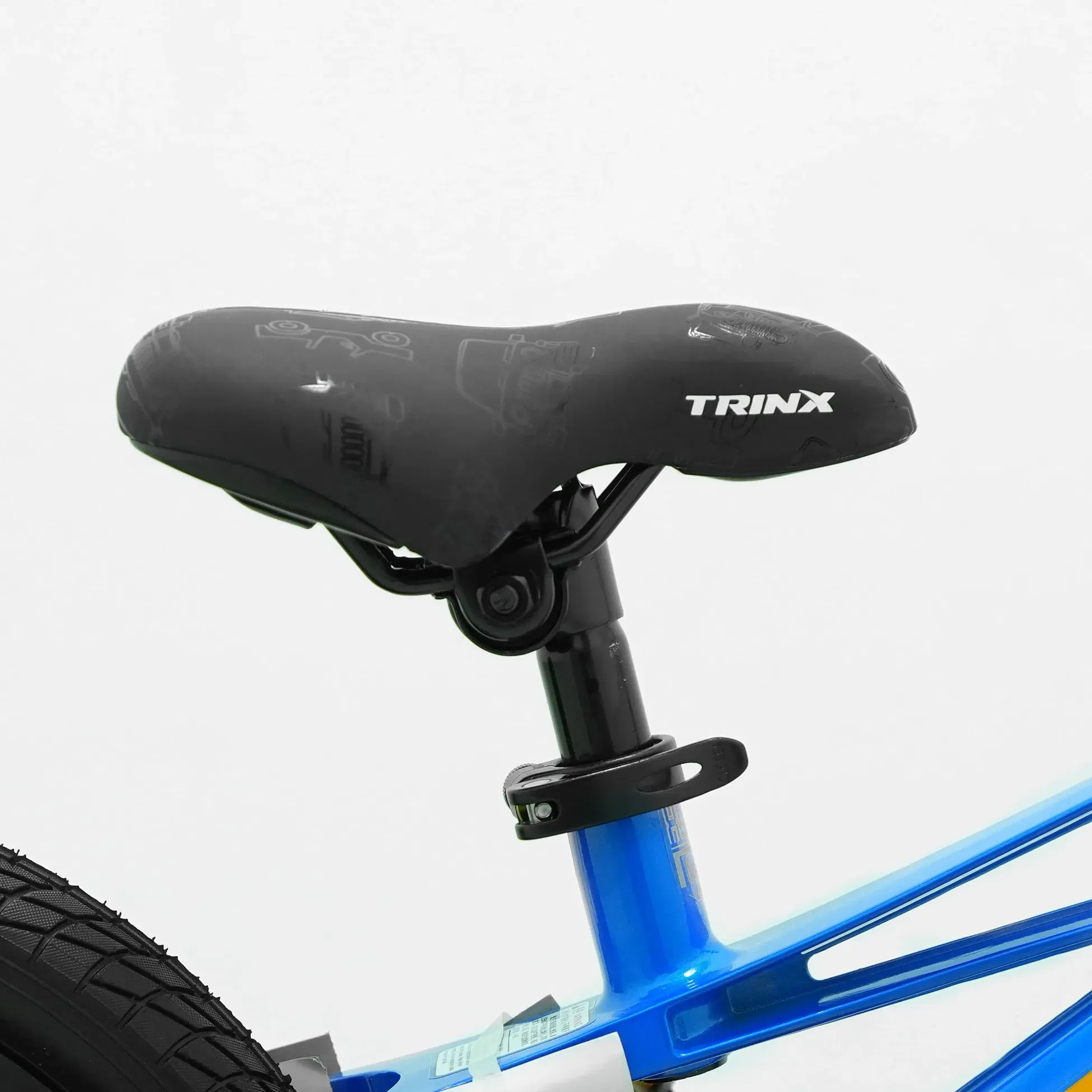 Trinx 16-Inch Seals Disc Kids Bike - Blue Grey Orange