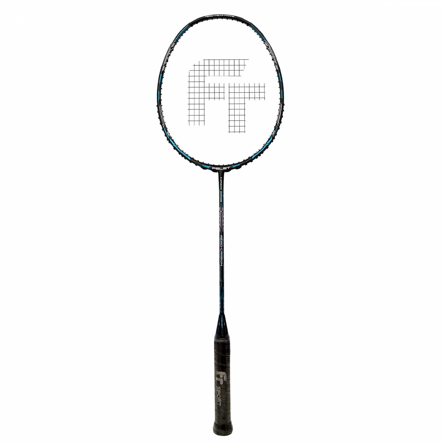 Buy Felet Aero Carbon Badminton Racket-Black Blue Buy Online at best price in UAE-Fitness Power House