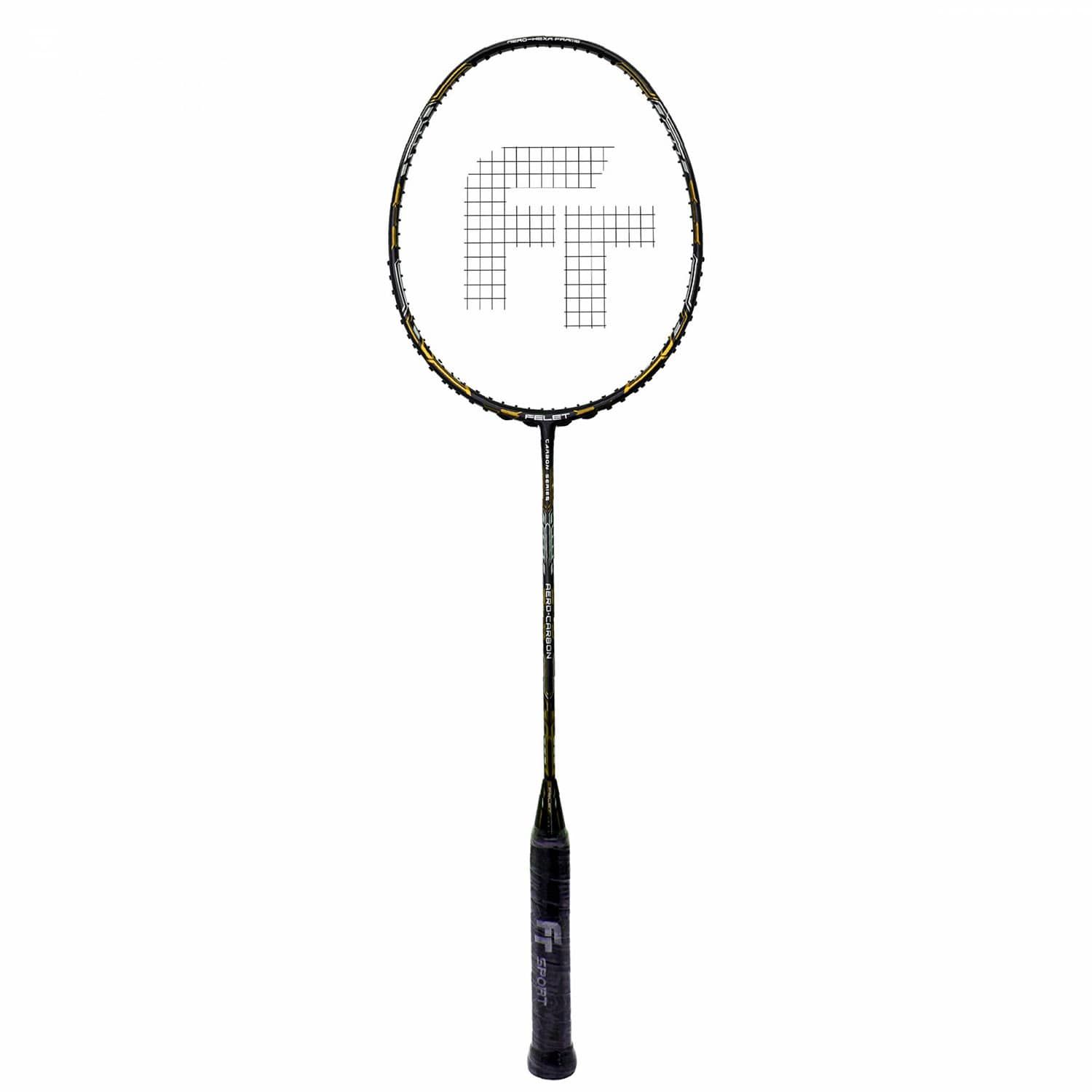 Buy Felet Aero Carbon Badminton Racket-Black Orange Buy Online at best price in UAE-Fitness Power House