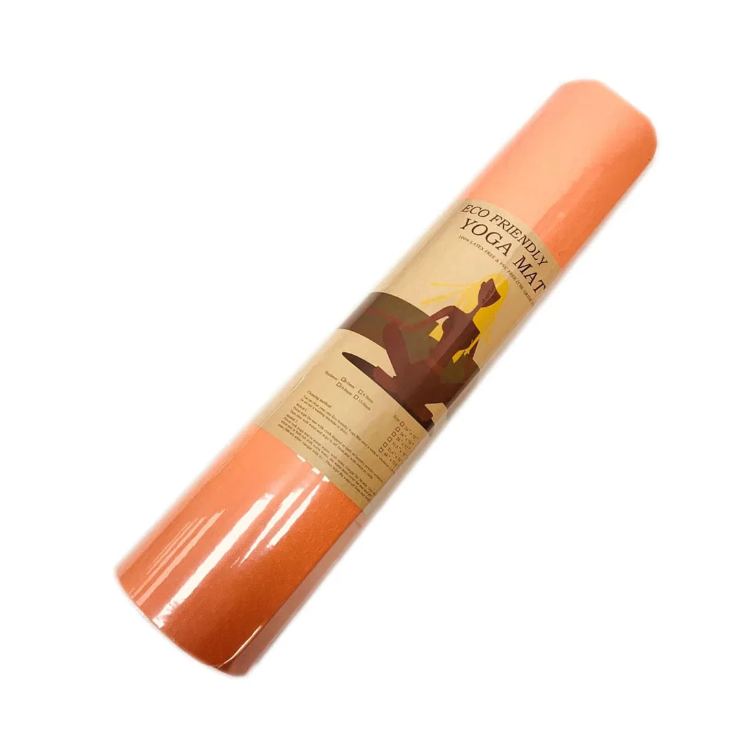 Generic Yoga Mat 8MM - Orange