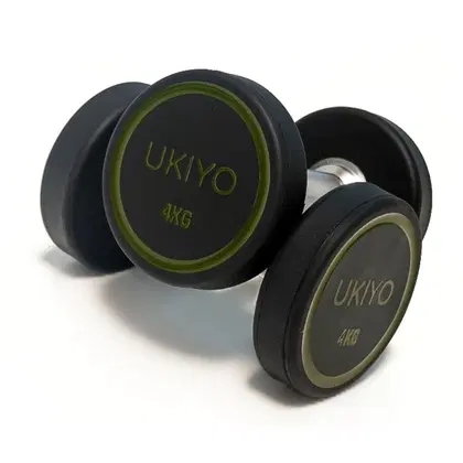 Ukiyo Premium PU Round Dumbbells (Pair) - 4 Kg