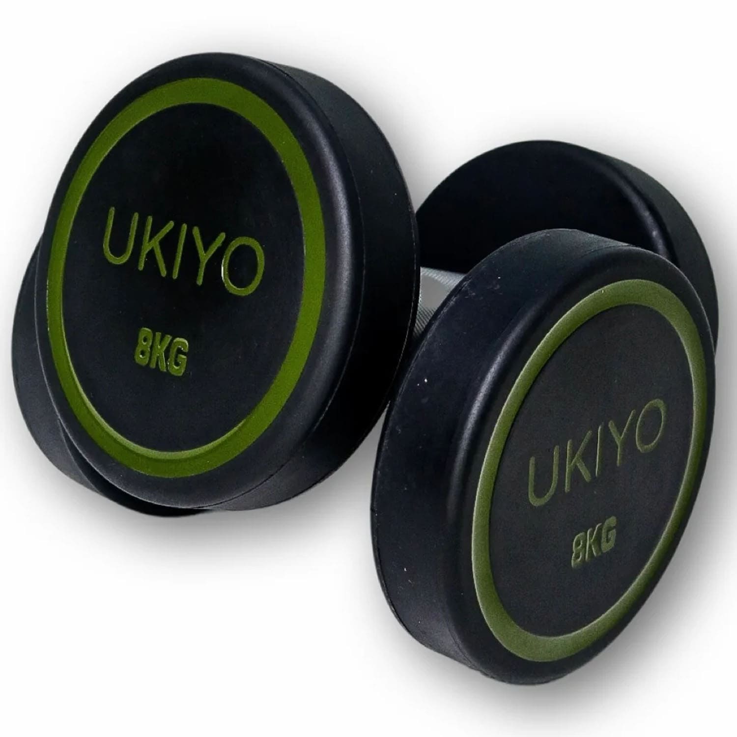 Ukiyo Premium PU Round Dumbbells (Pair) - 8 Kg