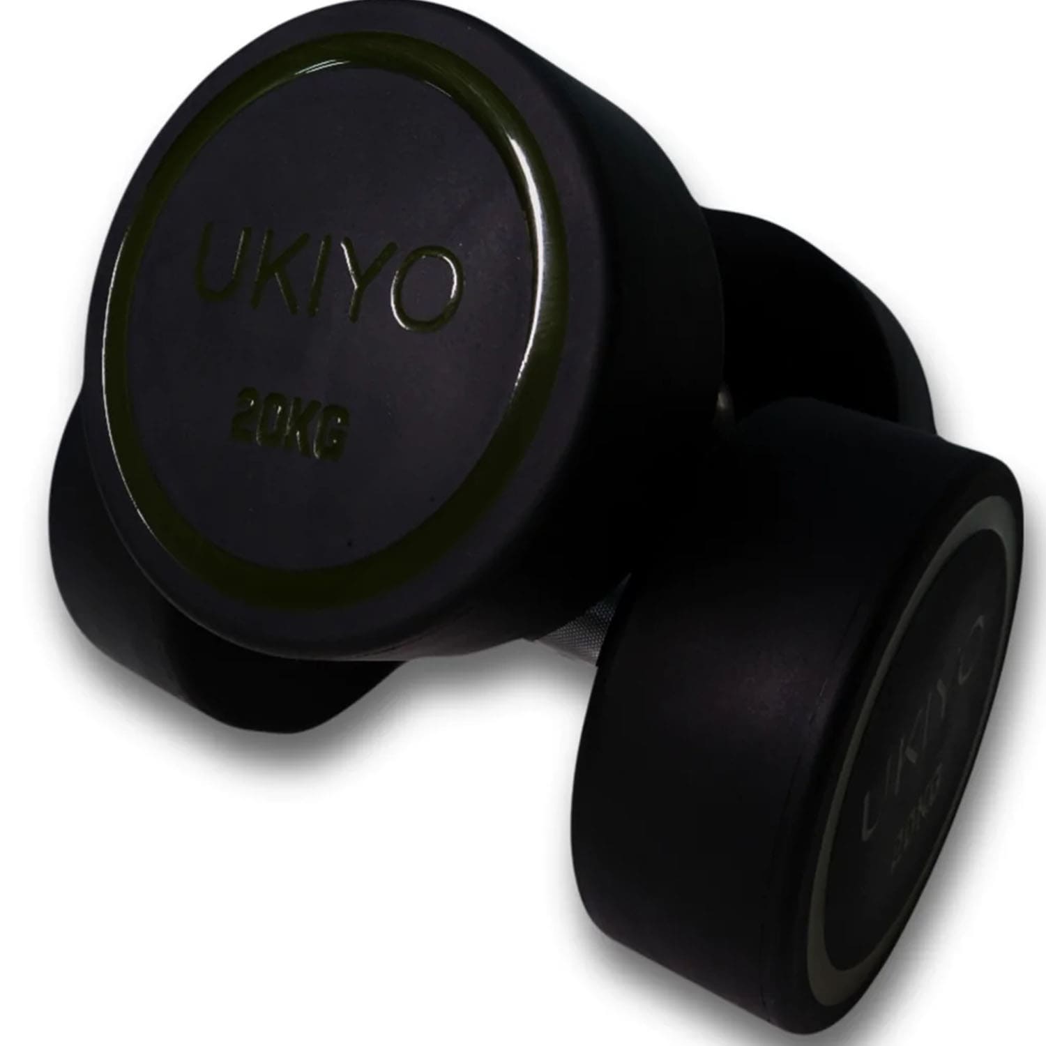 Ukiyo Premium PU Round Dumbbells (Pair) - 20 Kg