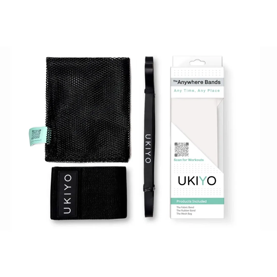 UKIYO The Anywhere Bands Black Complete Set