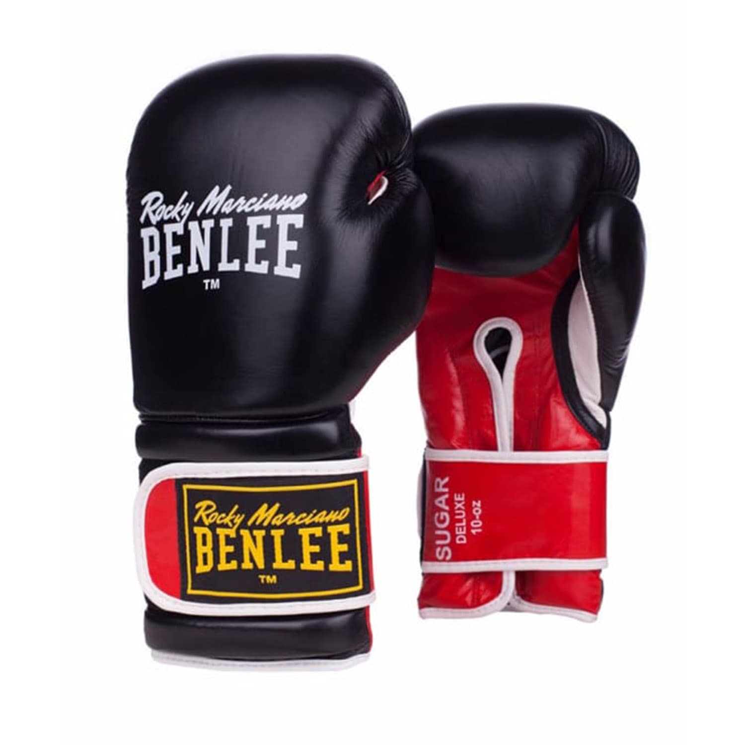 بينلي قفازات الملاكمة المصنوعة من جلد السكر - Black - 10Oz