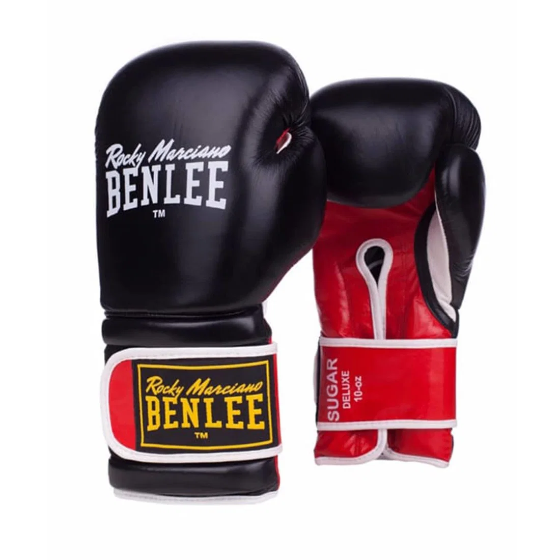 Benlee Sugar Leather Boxing Gloves - Black - 10Oz