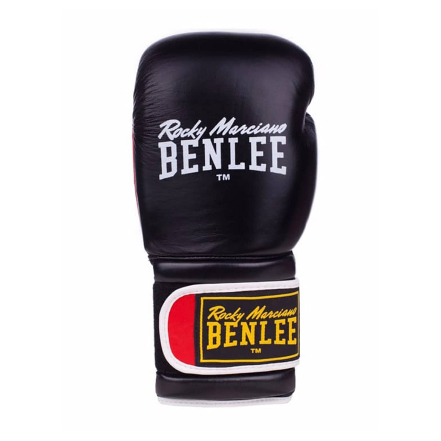 بينلي قفازات الملاكمة المصنوعة من جلد السكر - Black - 12Oz