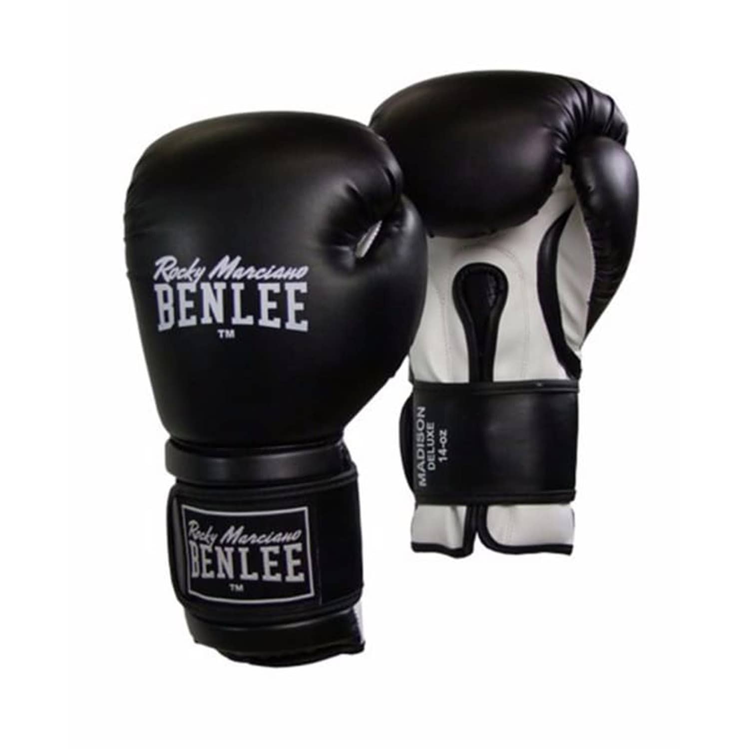 بينلي قفاز ماديسون للملاكمة من الجلد - Black - 14Oz