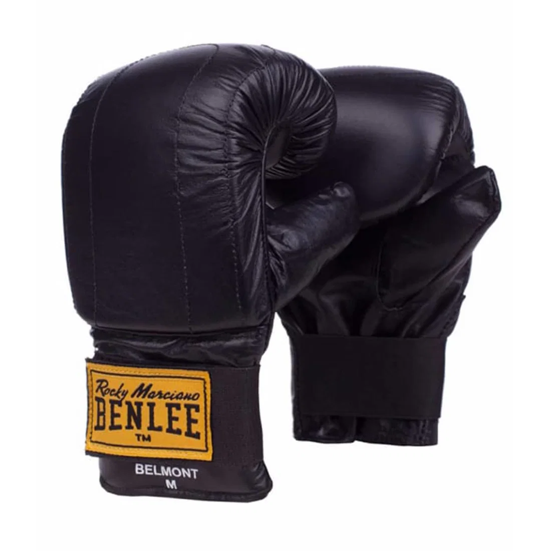 Benlee Mitts Belmont Leather Boxing Gloves - Black - Medium
