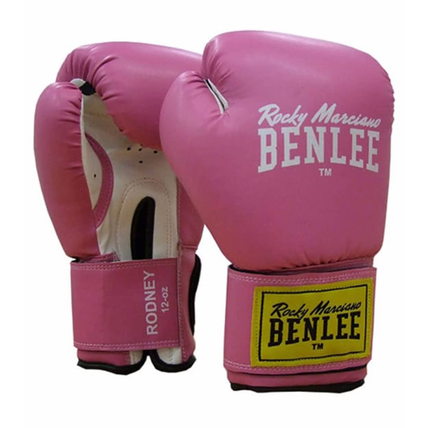 Benlee Rodney Artificial Leather Boxing Gloves - Pink - 12Oz