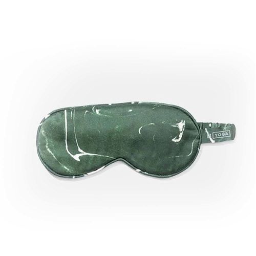 B Yoga The Silk Sleep Mask-Marbled Emerald
