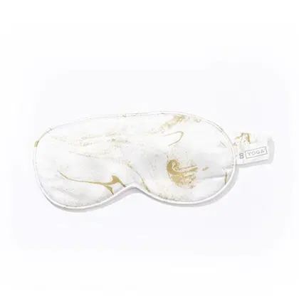 B Yoga The Silk Sleep Mask - Marbled Gold
