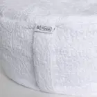 B Yoga The Ritual Meditation Cushion, Cream Chenille