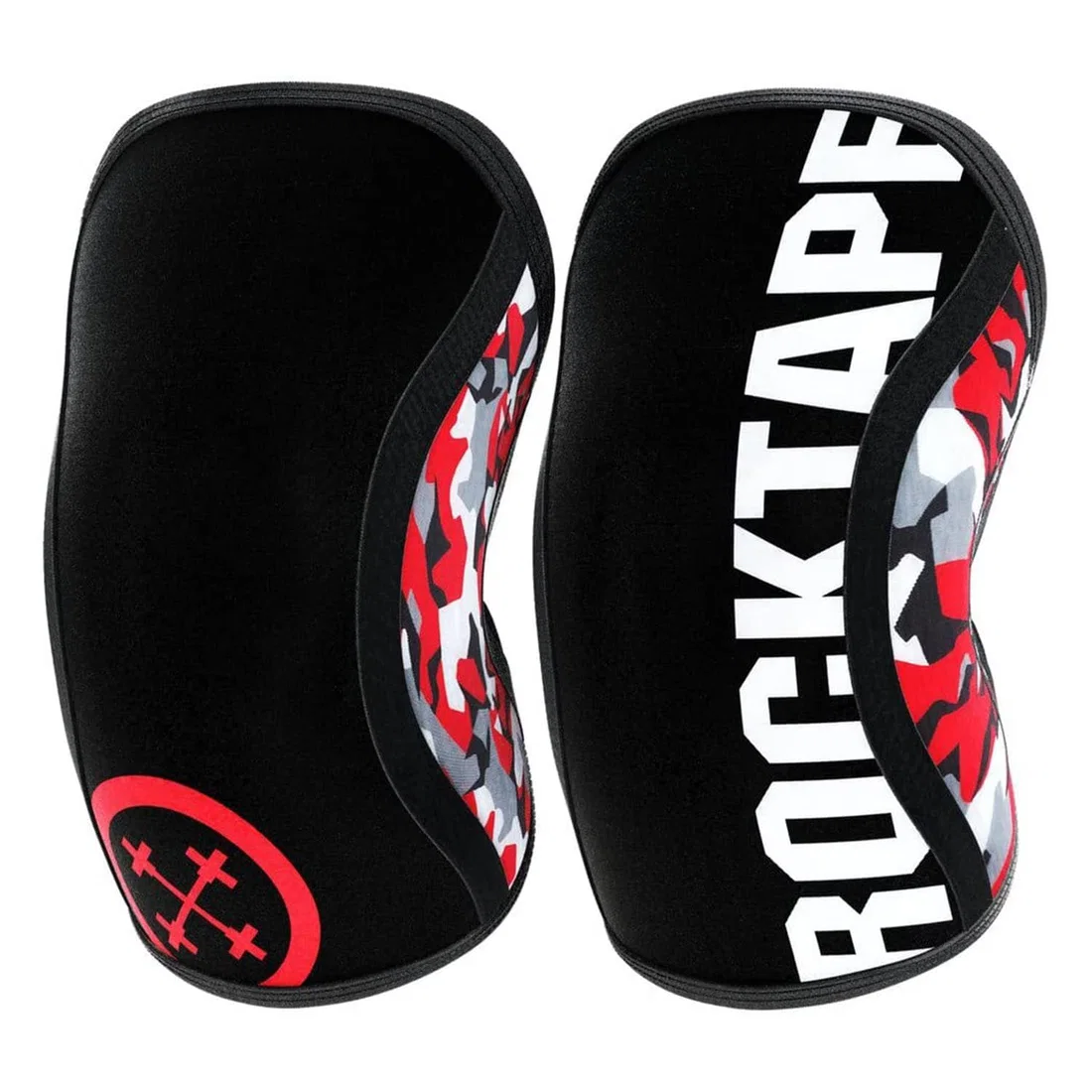Rocktape Assassins Red Camo Knee Sleeves - 5mm - Small