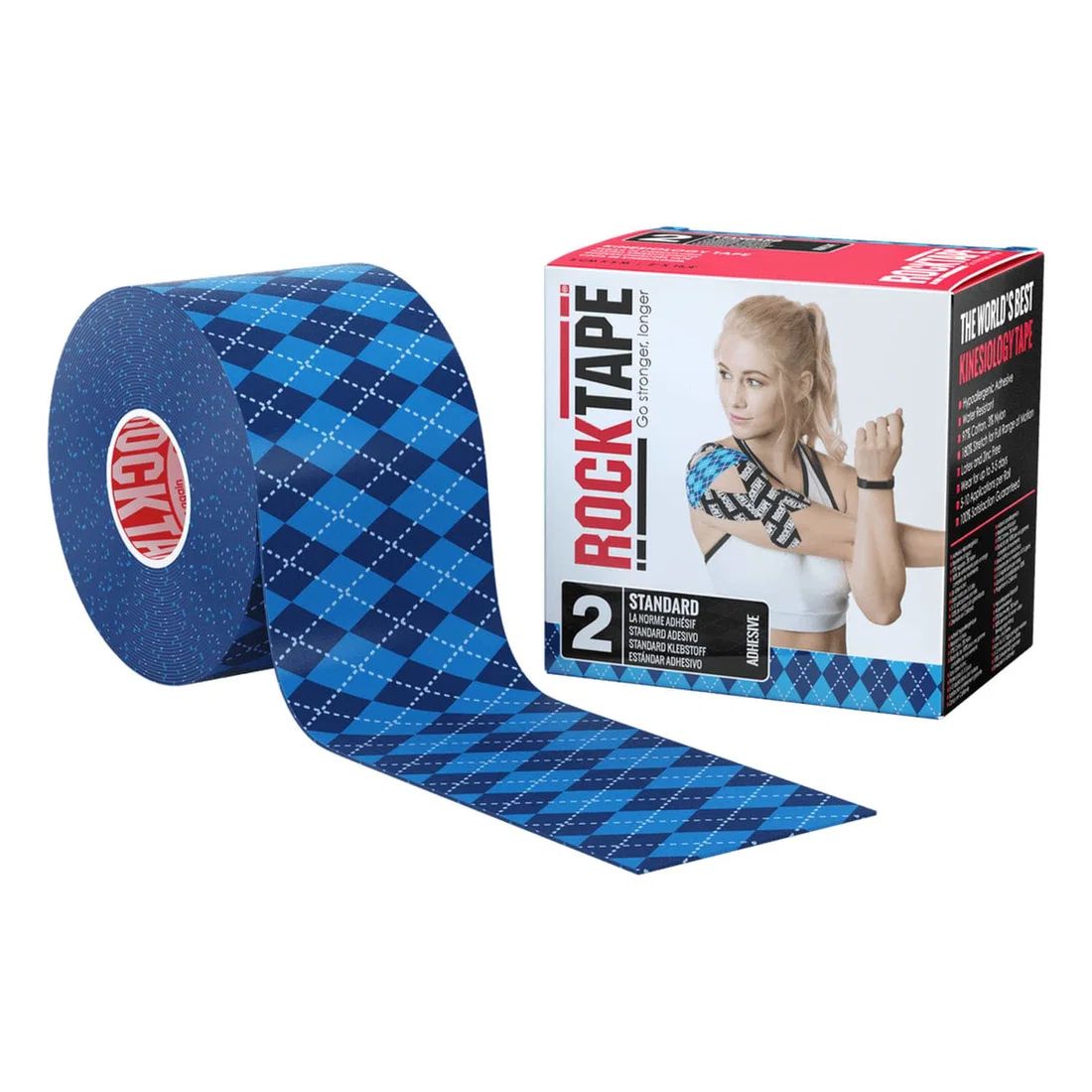 Rocktape Standard Regular - Argyle Blue
