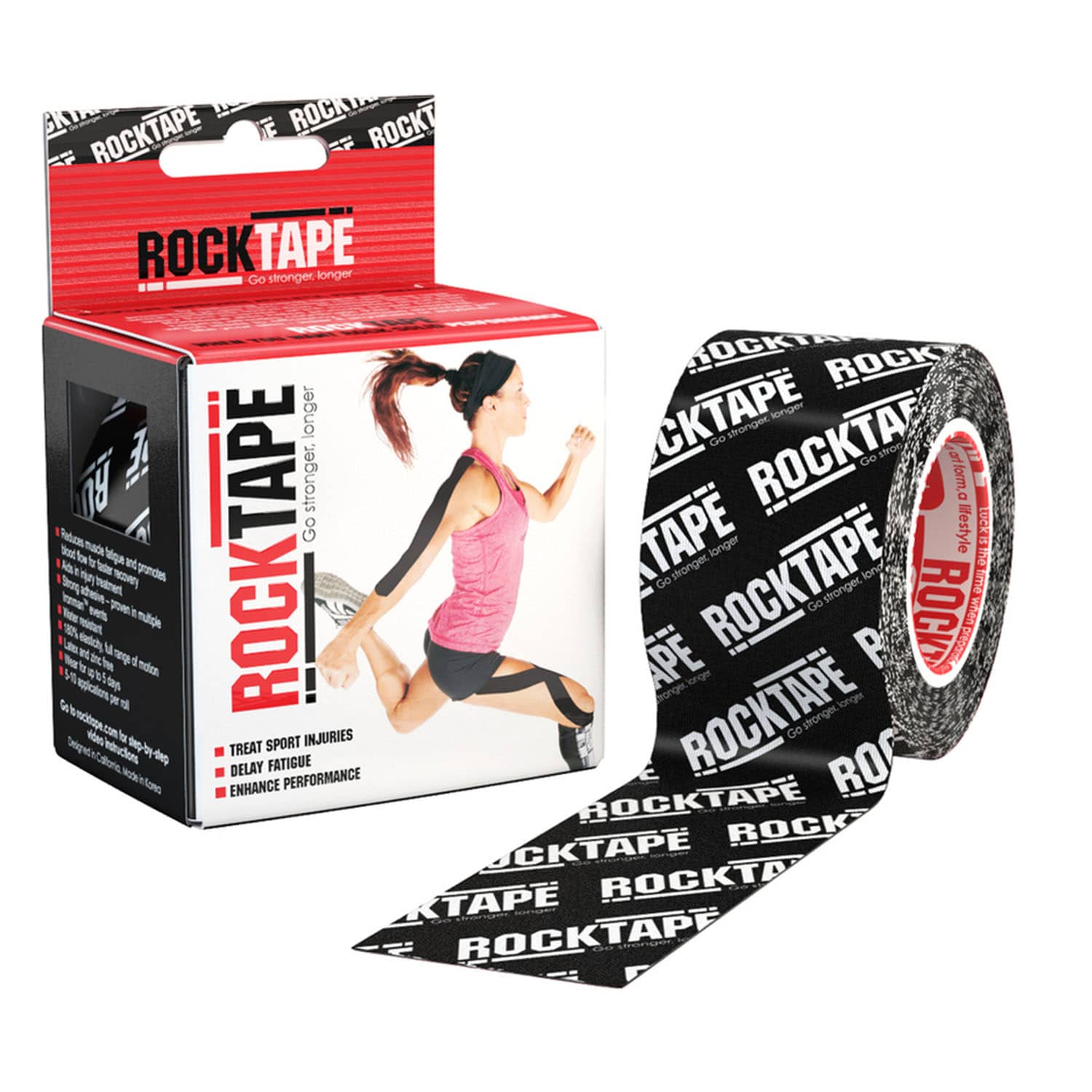 Rocktape Standard Regular Logo - Black